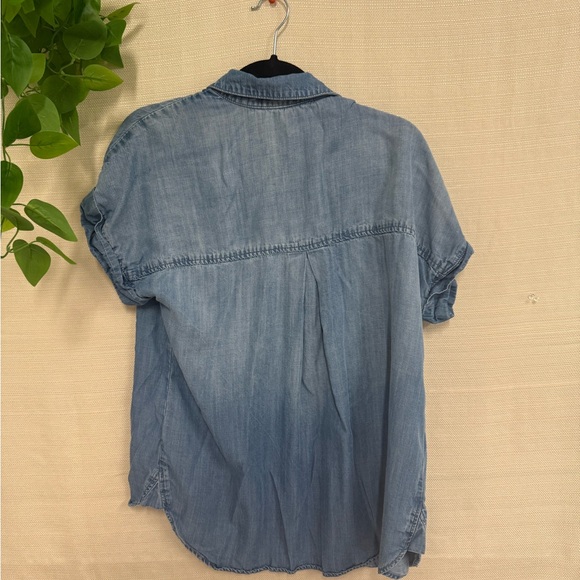 Cloth & Stone Blue Denim Blouse - Picture 2 of 2